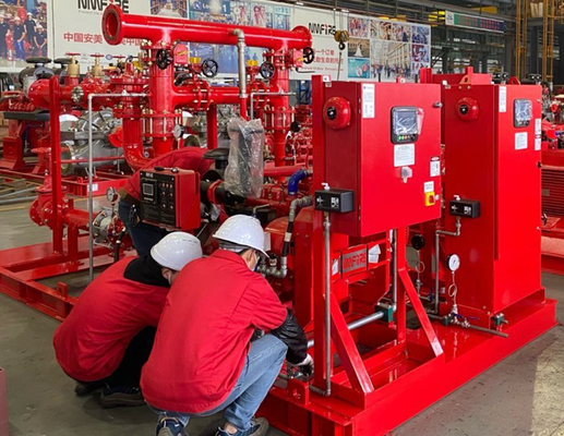 UL Certification Fire Water Pump Package , Diesel Fire Pump Set Easy To Install