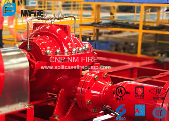 UL FM Approved Split Case Fire Pump 300 Feet For Supermarkets , NFPA20 ...
