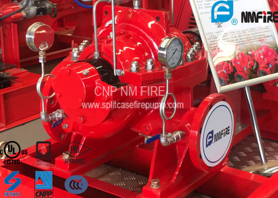 UL FM Approved Horizontal Split Case Fire Pump 500 GPM / 312 Feet Head ...