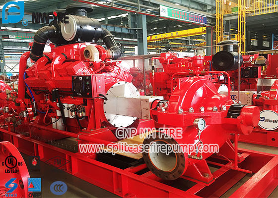UL FM Diesel Engine Fire Pump Set Horizontal Split Case Fire Fighting Pumps