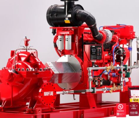 SCF250-200-600 Diesel Engine Driven Split Case Fire Pump 4500 GPM | UL ...