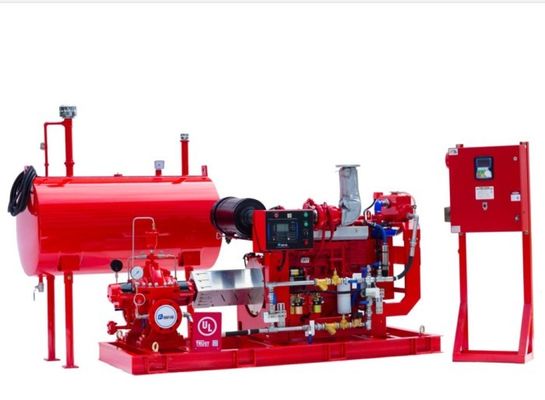 NM Fire UL listed FM Approved 1000 GPM Split Case Fire Pump with Diesel ...