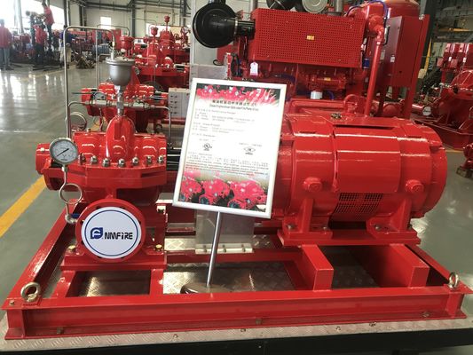 NFPA20 Standard Electric Motor Driven Fire Pump Set , Ul Fm Pump For ...