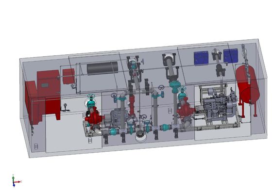 NFPA20 Containerised Fire Fighting Pump UL FM Approved