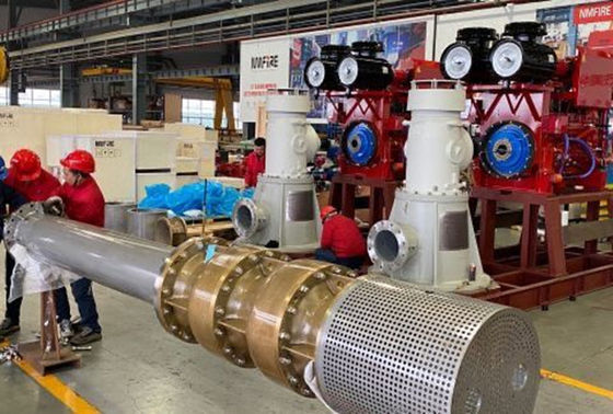 UL Listed Vertical Turbine Pump 3000 GPM @ 182 PSI Fire Fighting Pump ...