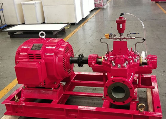 UL Listed 1000 GPM Electric Motor Driven Fire Pump Set Split Case Type
