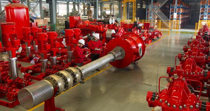 UL Listed Vertical Turbine Pump 3000 GPM @ 182 PSI Fire Fighting Pump ...