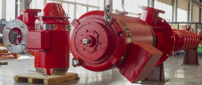 UL Listed Vertical Turbine Fire Pump For Pipelines Bureaus 2000 Gpm ...