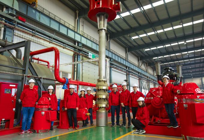 UL Listed Vertical Turbine Fire Pump For Pipelines Bureaus 2000 Gpm ...