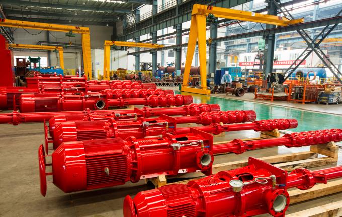 UL Listed Vertical Turbine Fire Pump For Pipelines Bureaus 2000 Gpm ...
