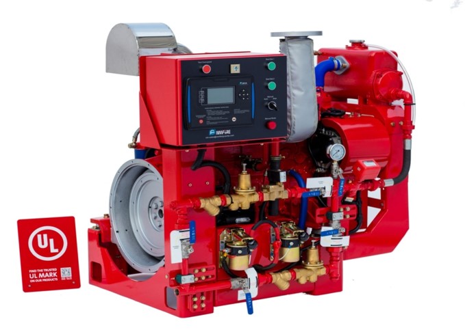 500 GPM 195m NM Diesel Engine Driven Fire Pump UL FM NFPA 20 SS304 Impeller