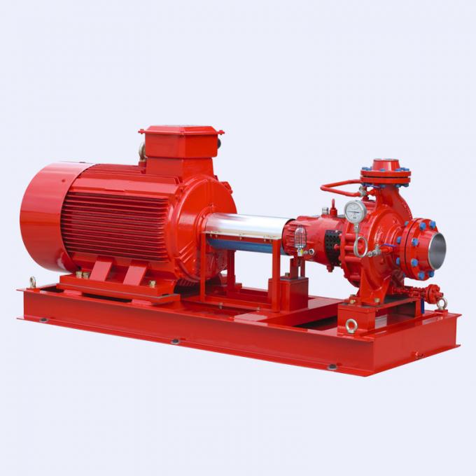 UL FM NFPA20 End Suction Pump , Diesel Engine NMFire Fire Pump Fire ...