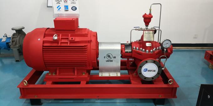 NFPA20 Standard Electric Motor Driven Fire Pump Set , Ul Fm Pump For ...