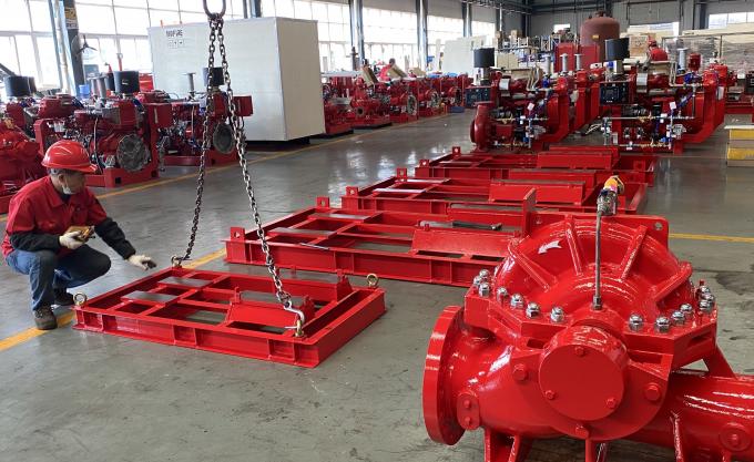 UL FM Approved Horizontal Split Case Fire Pump 500 GPM / 312 Feet Head ...
