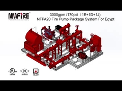 NMFIRE 3000gpm@170psi NFPA 20 Fire Fighting Pump Package System