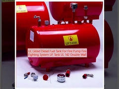 UL Listed Diesel Fuel Tank For Fire Pump Fire Fighting System UF Tank UL 142 Double Wall