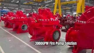 UL/FM 3000GPM Diesel Engine Split Case Fire Pump Set | NFPA20 Certified