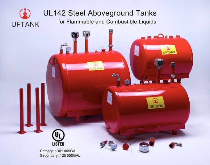 UL Listed Diesel Fuel Tank For Fire Pump Fire Fighting System UF Tank